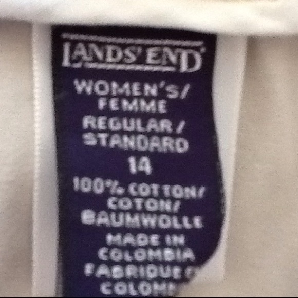 Land's End khaki skirt - Picture 6 of 7
